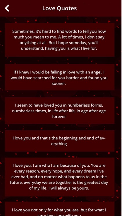 Love Quotes - Romantic Message and quotes for your love.