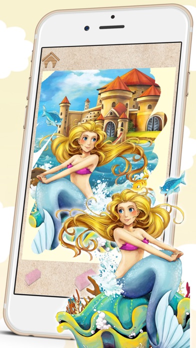 Screenshot #1 pour Grattez contes de fées classiques - découvrir Cendrillon, Blanche-Neige et Raiponce dans ce jeu gratuit pour les garçons et les filles