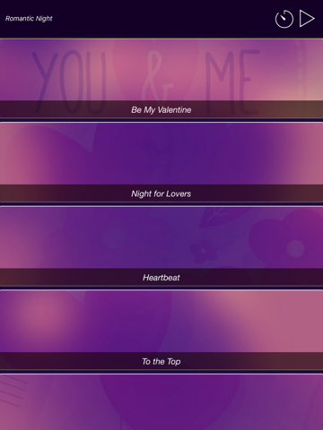 Screenshot #6 pour Nuit Romantique: Jour de la Saint Valentin Musique Piano avec Beaux Fonds d'écran HD