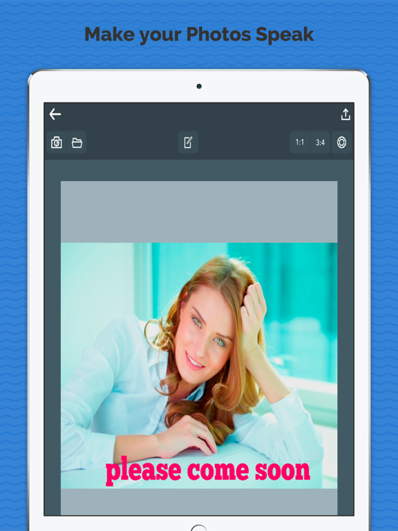 Photo Text-Free iPad screenshot