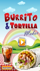 Burrito & tortilla maker - A mexican food cooking school & Roti master cook screenshot #1 for iPhone