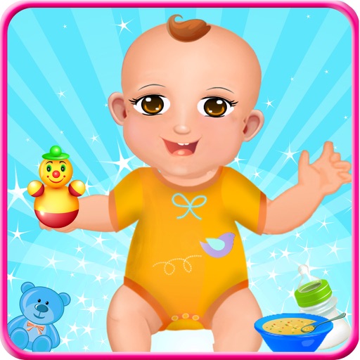 Twins Baby Feeding & Care Game Icon