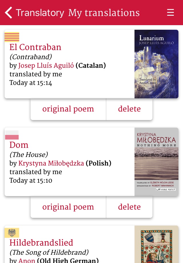 Translatory – translate poetry for fun! screenshot 4