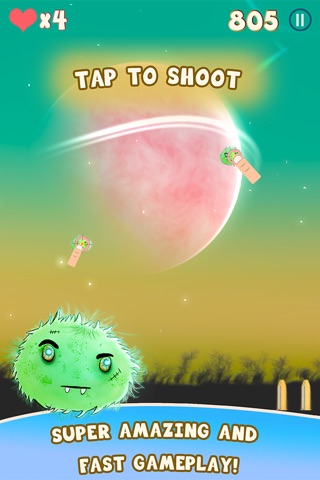 Kuhu's Planet - Endless Arcade Shooter Game screenshot 2