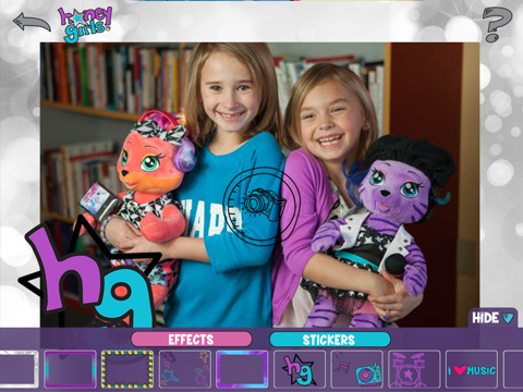 Honey Girls Selfie Gallery iPad screenshot 4 - Entertainment app