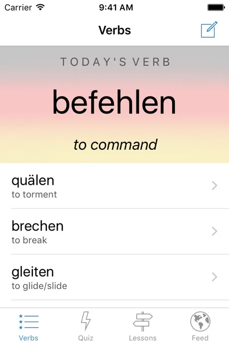 Daily German Verb