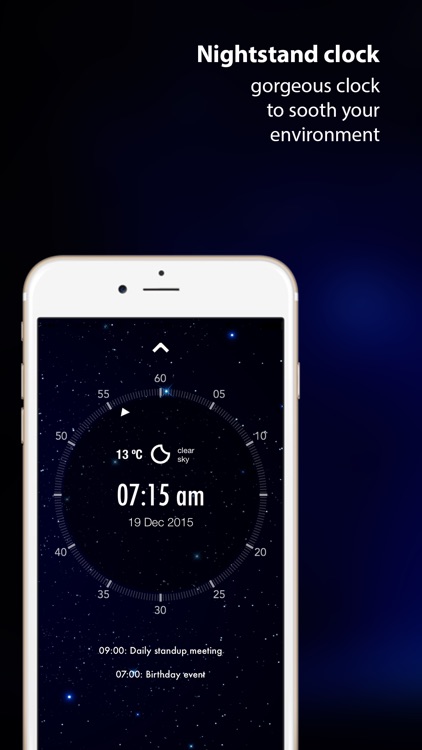 Intelligently Wake Up : alarm clock with news, weather & calendar updates