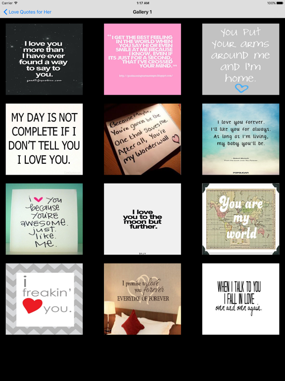 Screenshot #5 pour Love Quotes for Her: Romantic Quotes on Love