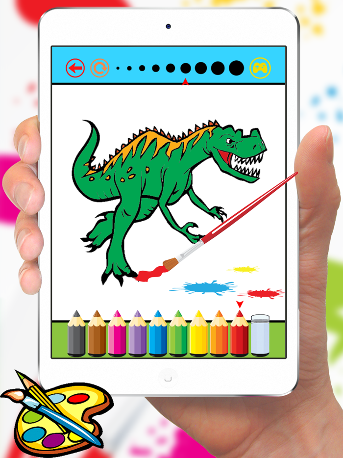 Dinosaur Dragon Coloring Book - Dino Drawing for Kids Free
