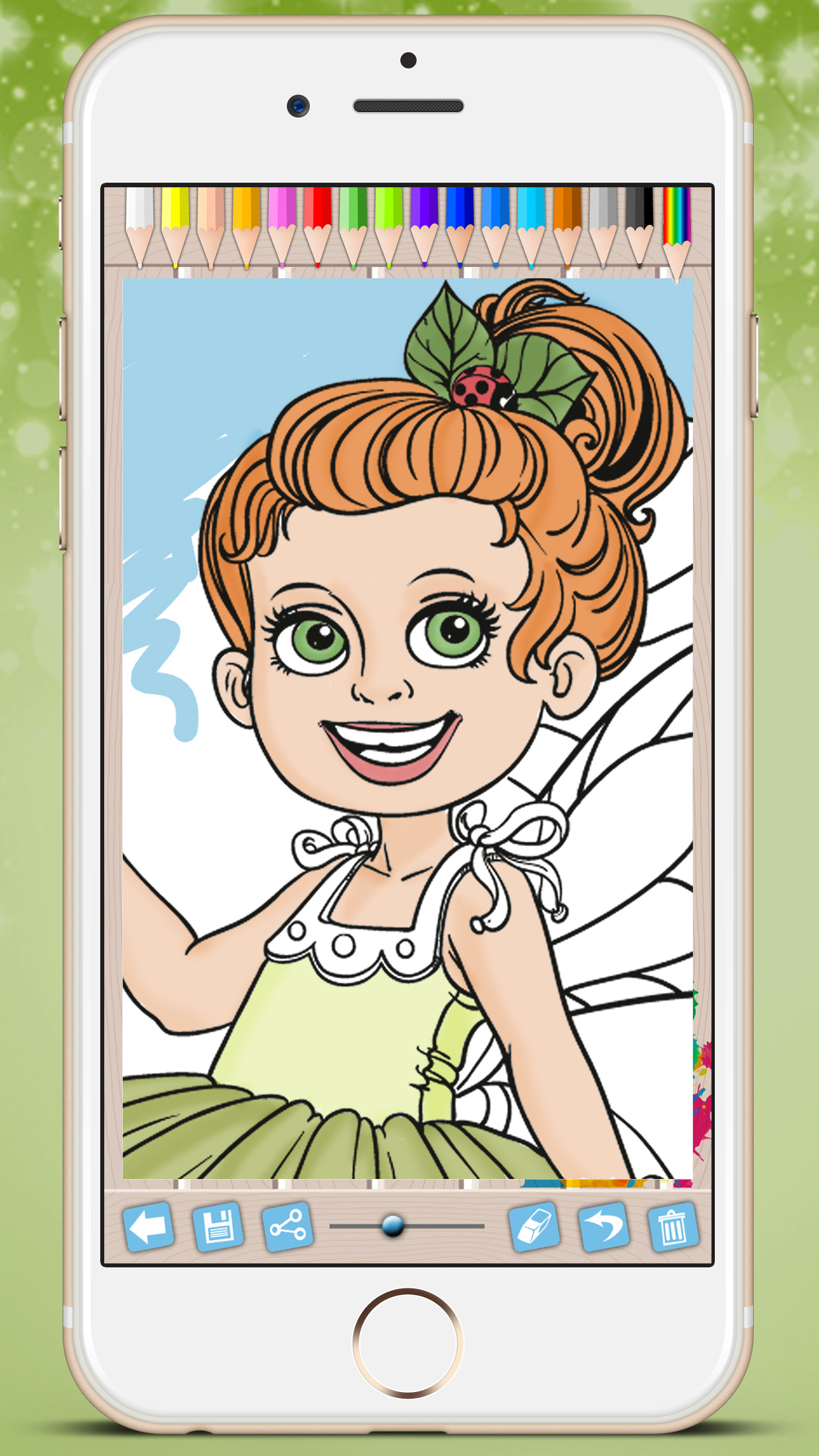 Fairies Coloring Book - Paint princesses tales screenshot 4