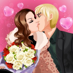 Valentine Kissing –  Baisers jeu pour les filles dans l'amour à la Saint-Valentin