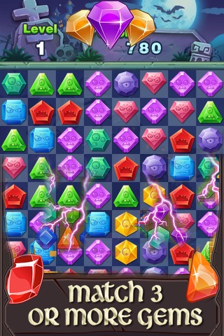 Jewel Star Match: Zombie Edition screenshot 3