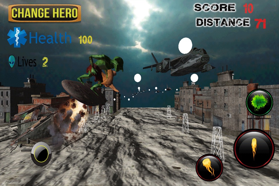 Orc Warrior Army Siege 3D - f22 raptor air to air strategy battle screenshot 3