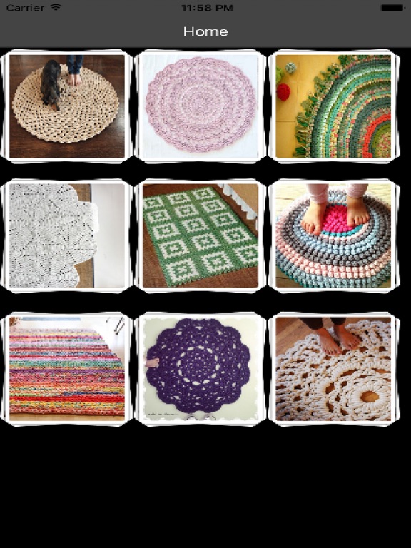 Screenshot #5 pour Crochet Rug Patterns