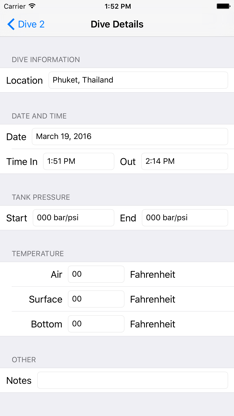 Dive Plan Lite screenshot 3