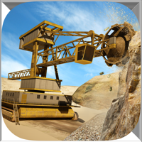 Diamond Mine excavator 3D  Construction Quarry Haul Truck Driver