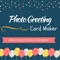 Photo Greeting Maker is bundled with templates and categories ranging from Christmas to Love or Birthday