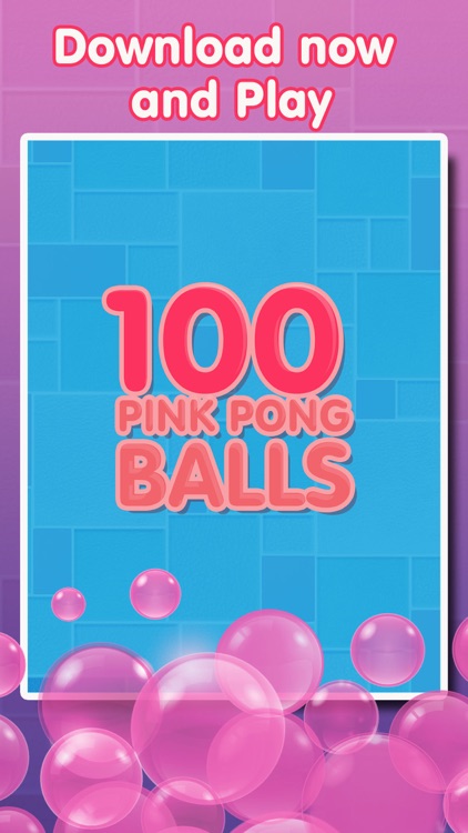 100 Pink Pong Balls