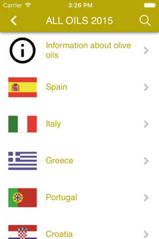 Olive Oil Award EN screenshot 3