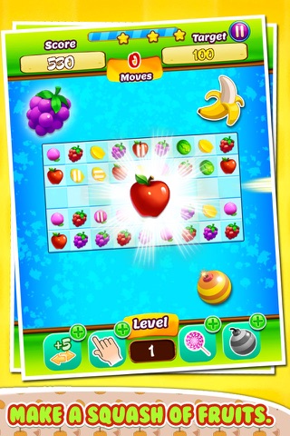 Garden Fruit Mania: Match3 Fruit - Garden Fruit - Pop Clash FREE screenshot 3