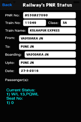 RailwayPNRStatus screenshot 3