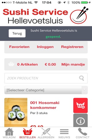 Sushi Service Hellevoetsluis screenshot 2