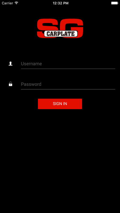 Carplate screenshot