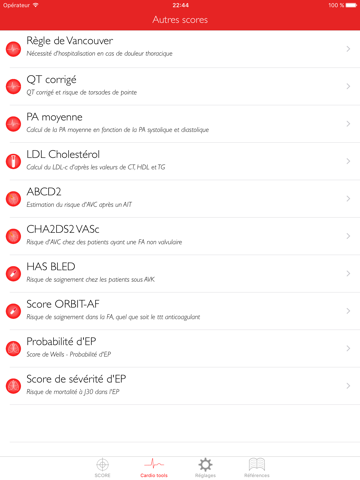 Screenshot #4 pour Cardio SCORE