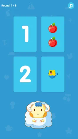 Game screenshot Number Match (Number Flash Cards for Pre-K) - The Yellow Duck Educational Game Series apk