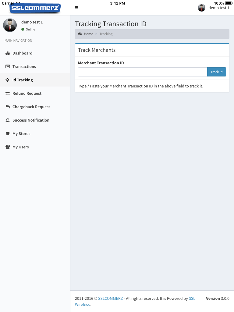 SSLCOMMERZ Merchant Panel