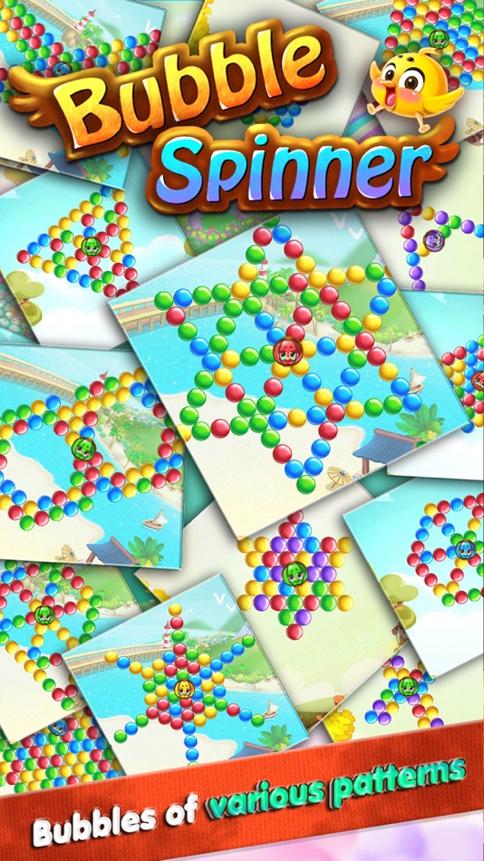 #5. Bubble Spinner (iOS) By: GameZen, Inc.