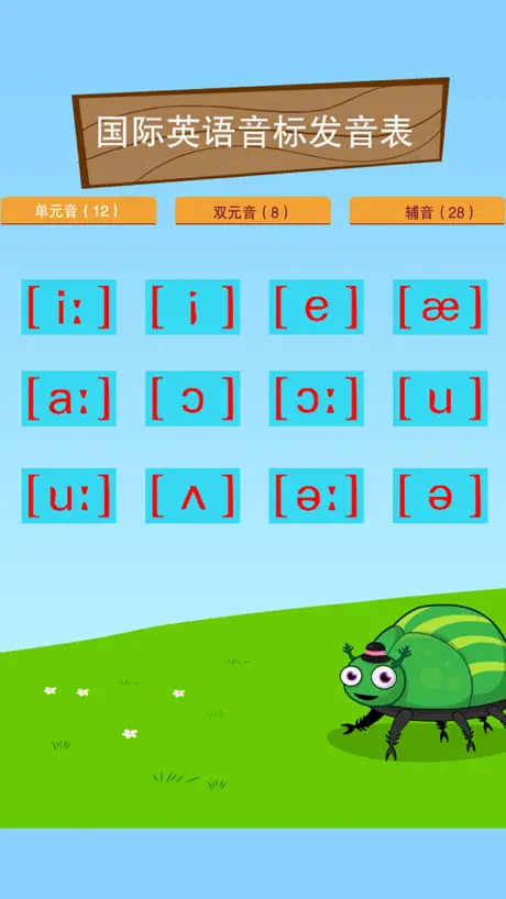 英语音标表