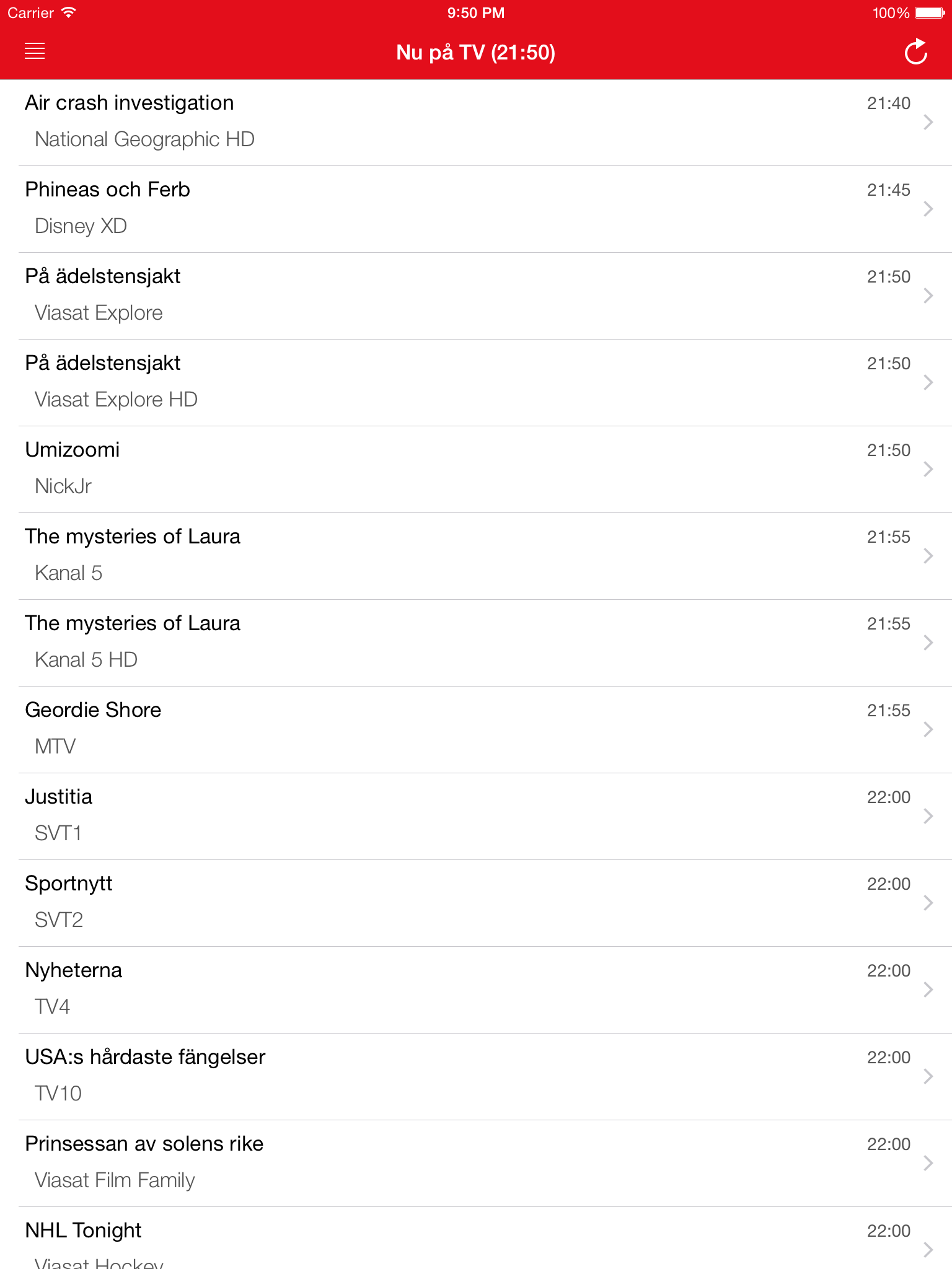 Svensk Gratis TV Guide screenshot 8