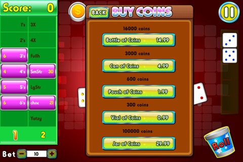 AAA Yatzy Dice Wars - ONLINE Maxi Yatzi Game screenshot 4