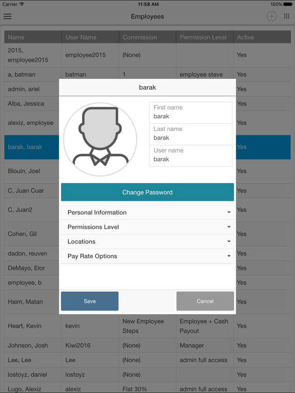 Brava BackOffice iPad screenshot 5 - Business app