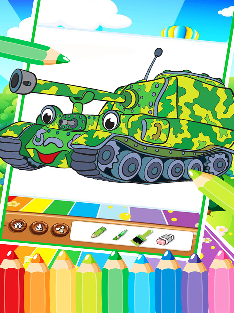 Car Fire Truck Free Printable Coloring Pages For Kids screenshot 9
