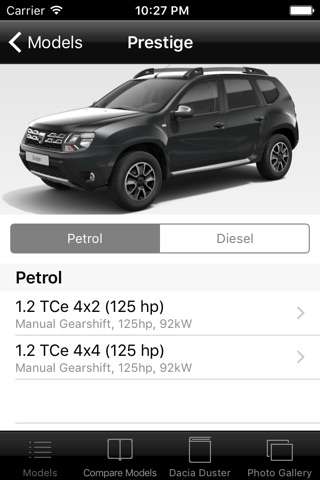 CarSpecs Dacia Duster FLT 2015 screenshot 2