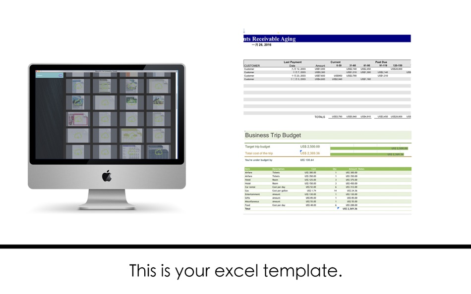 #4. Templates honeycomb for Excel (macOS) 由: 磊 范