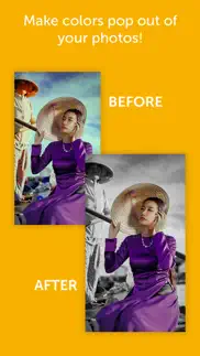 How to cancel & delete splash of color - black & white photo grayscale effect editor for instagram 1