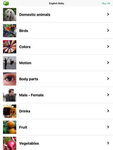 English Baby With Photos (Learning & Practice) iPad screenshot