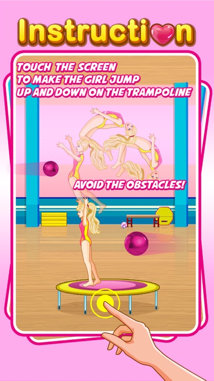 Amazing Princess Gymnastics Trampoline