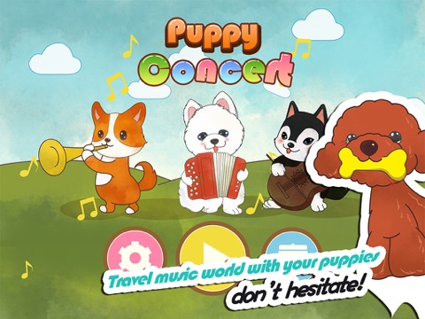 Screenshot #5 pour Puppy Concert - Écoutez la mélodie et jouer sur instruments