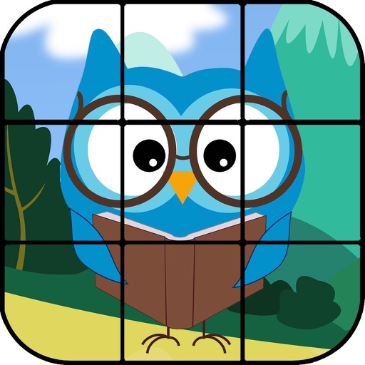 Jigsaw Puzzle for Kids Owls Icon