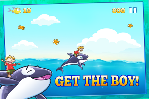 Free Whale - Super Cute Fish Jumping Sea Game screenshot 2