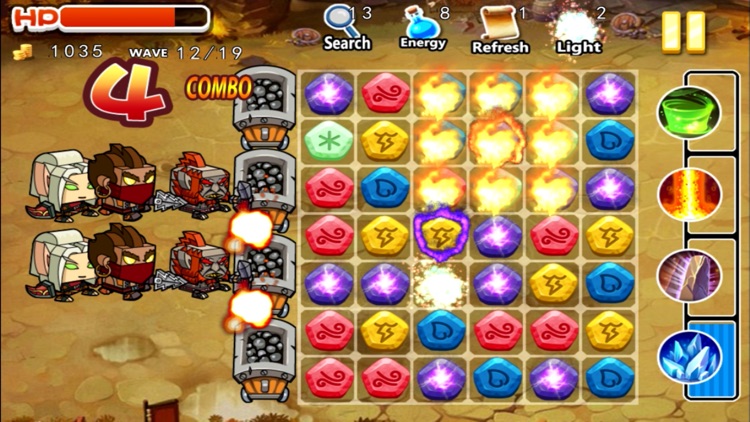Puzzle Hero – Free rune crash defense game screenshot-4