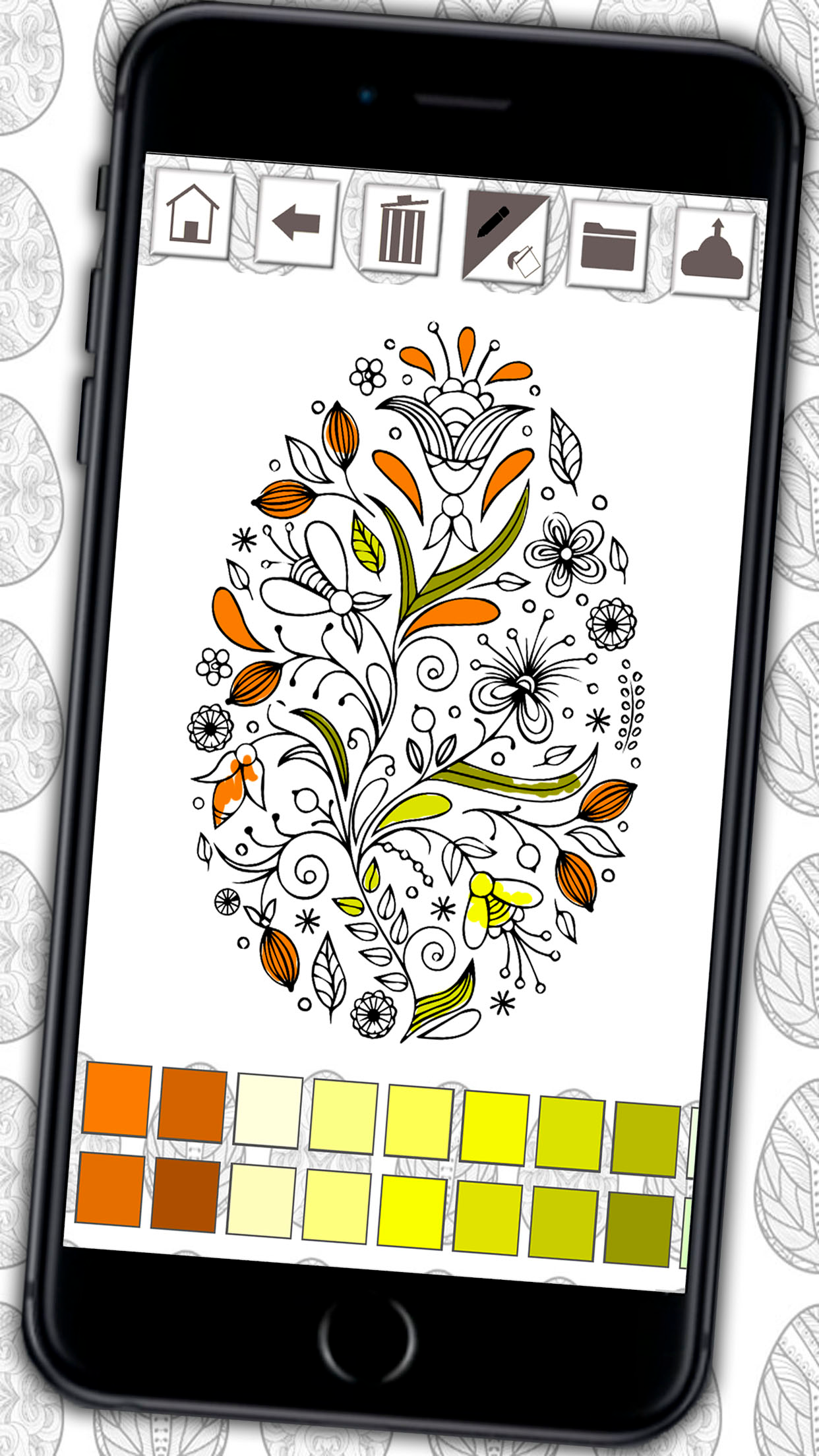 Easter mandalas coloring book – Secret Garden colorfy game for adults