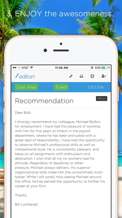 How to cancel & delete editorr proofreading & editing from iphone & ipad 4