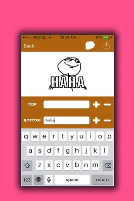 Game screenshot Meme Maker Own- Generate Funny Memes With your Own Pic apk