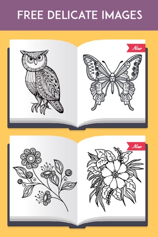 ColorRing: Free Adult Coloring Book - Best Art Therapy to Relieve Stress and Balance Your Life screenshot 3