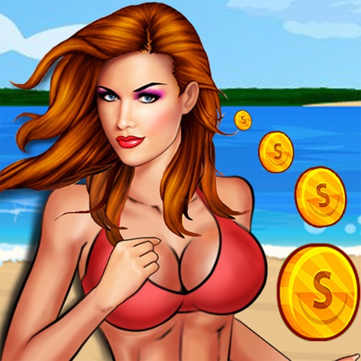 Beach Run Girls Sexy Bikini iOS App